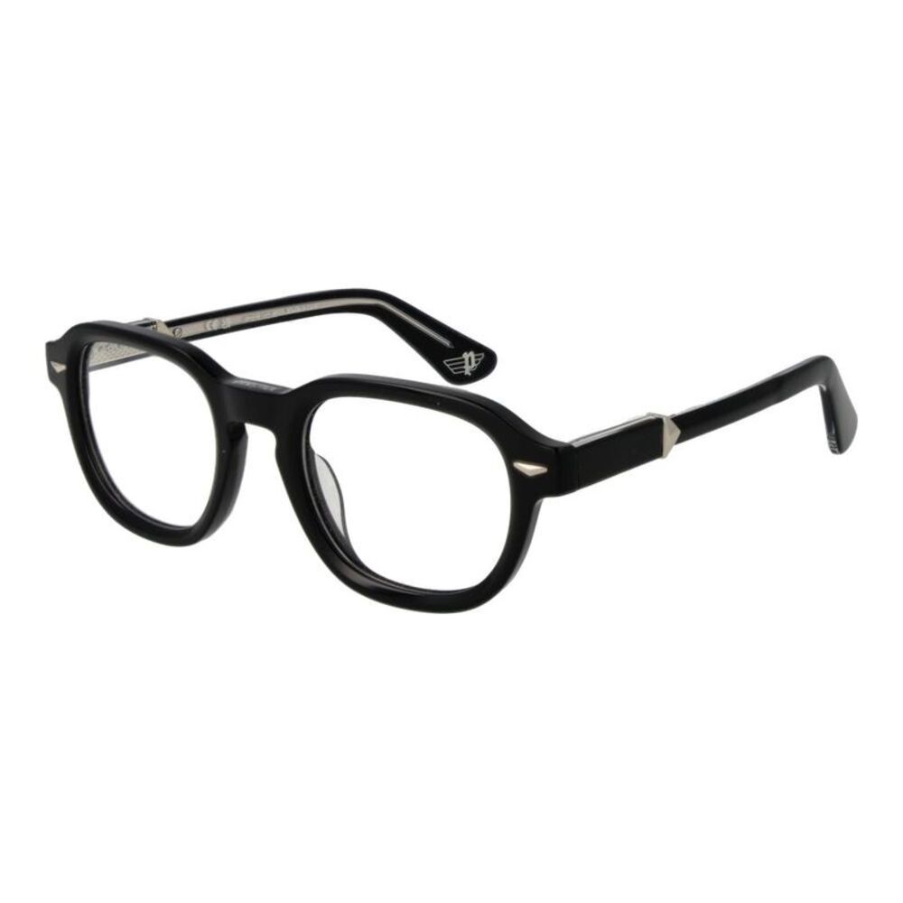 Police Black Cellulose Acetate Glasses Men's (Frames)